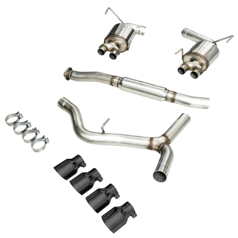 AWE Tuning 2015+ Subaru WRX VA Sedan Touring Edition Exhaust - Diamond Black Tips (102mm) - Image 4