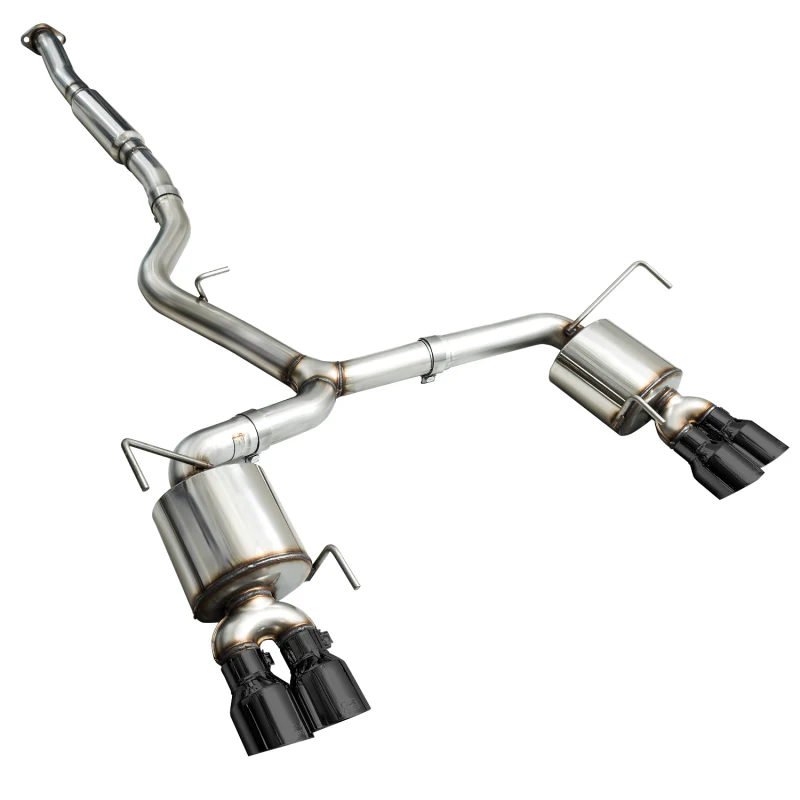 AWE Tuning 2015+ Subaru WRX VA Sedan Touring Edition Exhaust - Diamond Black Tips (102mm) - Image 5