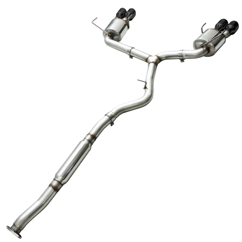 AWE Tuning 2015+ Subaru WRX VA Sedan Touring Edition Exhaust - Diamond Black Tips (102mm) - Image 6