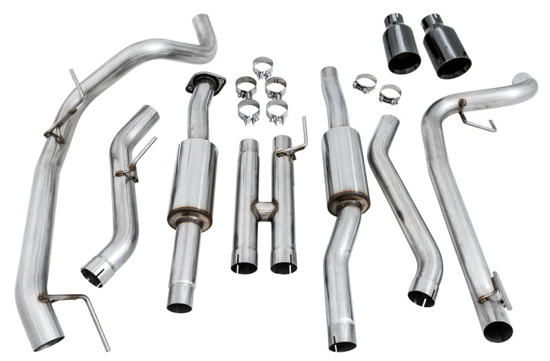 AWE Tuning 2017+ Ford Raptor 0 FG Performance Exhaust System - w/ Diamond Black Tips - Image 5