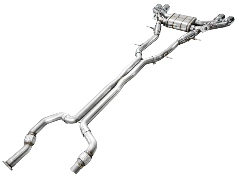 AWE Tuning 2021+ Cadillac CT4-V Blackwing SwitchPath Exhaust - Chrome Silver Tips - Image 13