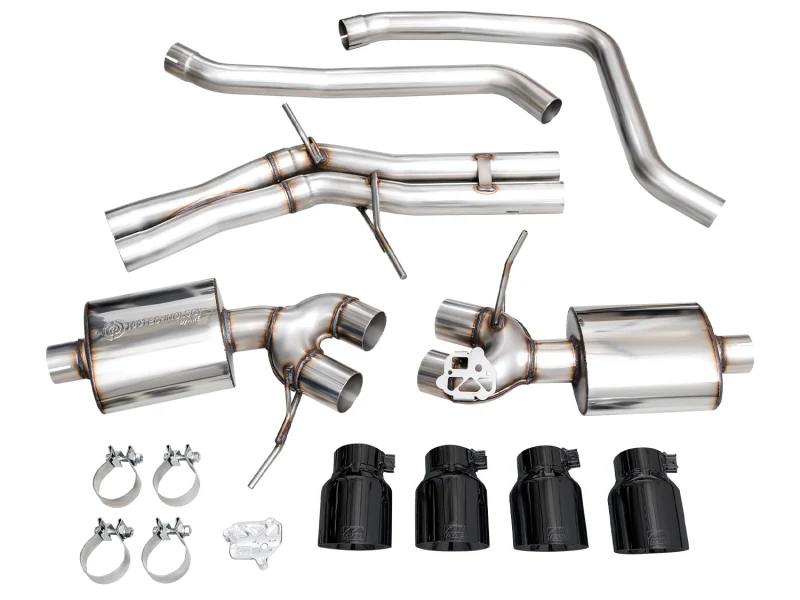 AWE Tuning 2022+ Porsche Macan 2.9TT Touring Edition Cat-Back Exhaust w/ Diamond Black Tips - Image 10