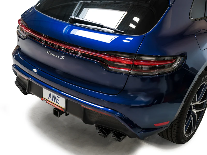 AWE Tuning 2022+ Porsche Macan 2.9TT Touring Edition Cat-Back Exhaust w/ Diamond Black Tips - Image 8