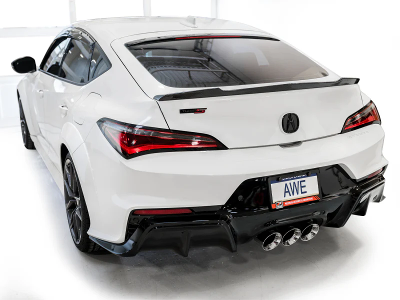 AWE Tuning 2024 Acura Integra Type S DE5 FWD Touring Edition Exhaust w/ Triple Chrome Silver Tips - Image 13
