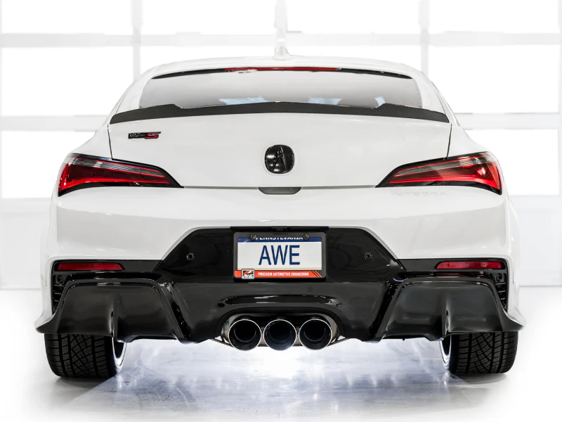AWE Tuning 2024 Acura Integra Type S DE5 FWD Touring Edition Exhaust w/ Triple Chrome Silver Tips - Image 14