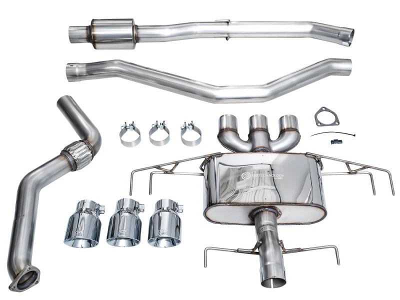 AWE Tuning 2024 Acura Integra Type S DE5 FWD Touring Edition Exhaust w/ Triple Chrome Silver Tips - Image 17