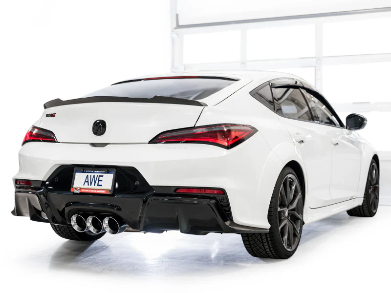 AWE Tuning 2024 Acura Integra Type S DE5 FWD Touring Edition Exhaust w/ Triple Chrome Silver Tips - Image 3