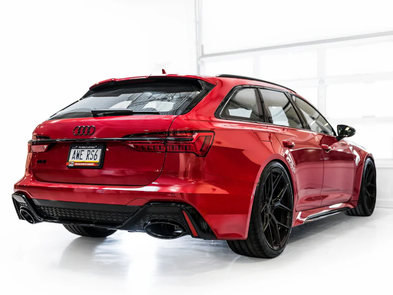 AWE Tuning 21-23 Audi C8 RS6/RS7 SwitchPath Cat-Back Exhaust - Diamond Black Tips - Image 11