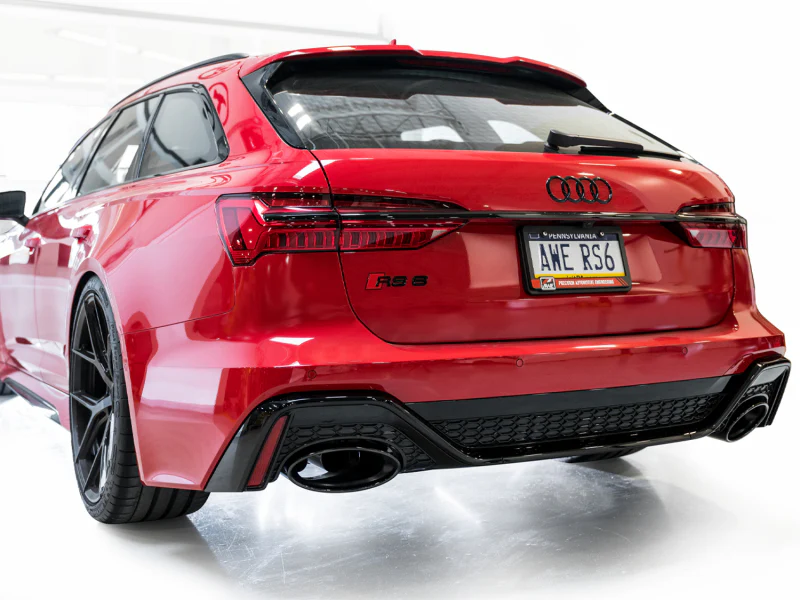 AWE Tuning 21-23 Audi C8 RS6/RS7 SwitchPath Cat-Back Exhaust - Diamond Black Tips - Image 12