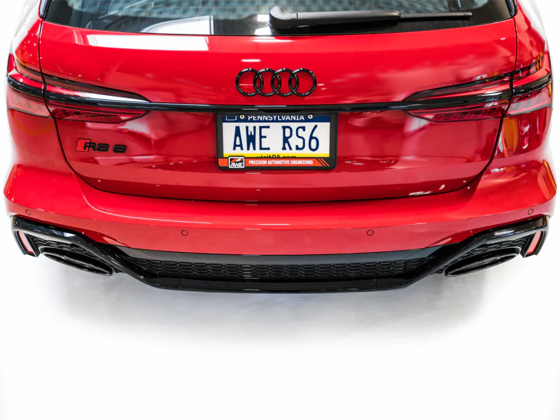 AWE Tuning 21-23 Audi C8 RS6/RS7 SwitchPath Cat-Back Exhaust - Diamond Black Tips - Image 15