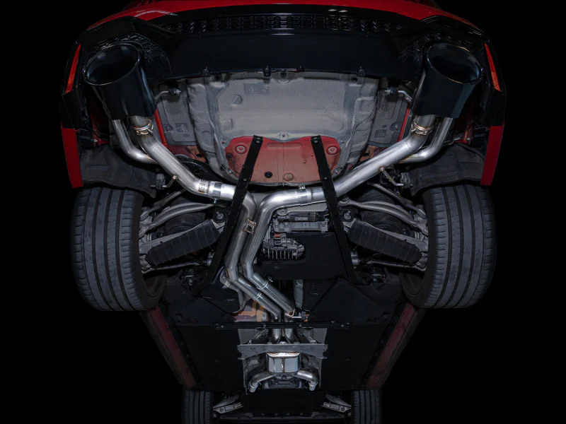 AWE Tuning 21-23 Audi C8 RS6/RS7 SwitchPath Cat-Back Exhaust - Diamond Black Tips - Image 16