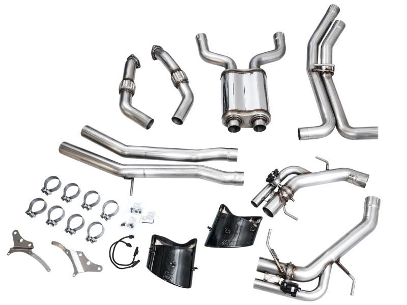 AWE Tuning 21-23 Audi C8 RS6/RS7 SwitchPath Cat-Back Exhaust - Diamond Black Tips - Image 25