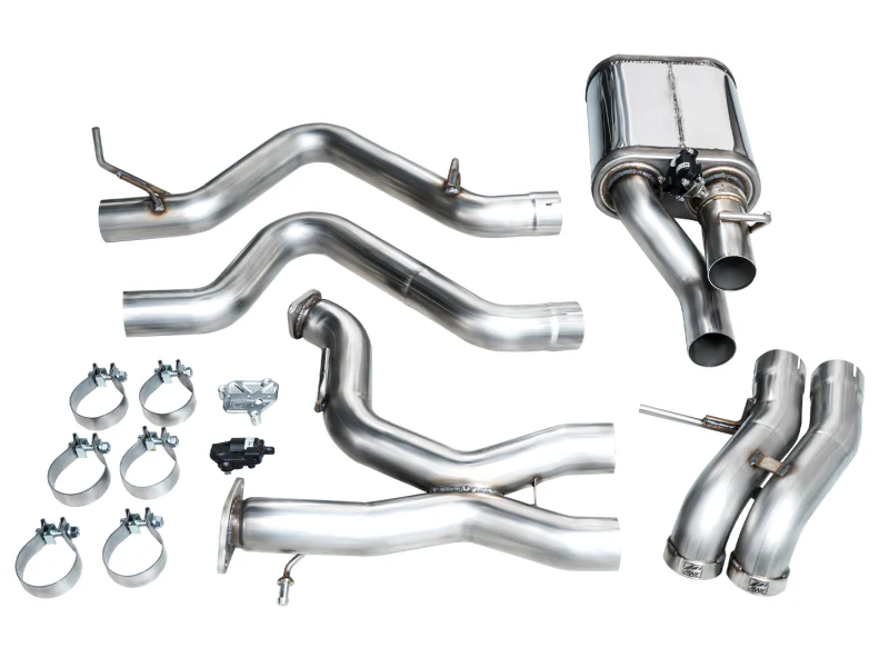 AWE Tuning 22-24 Ford Bronco Raptor 4WD Dual BashGuards Cat-Back SwitchPath Exhaust (No Tips) - Image 23