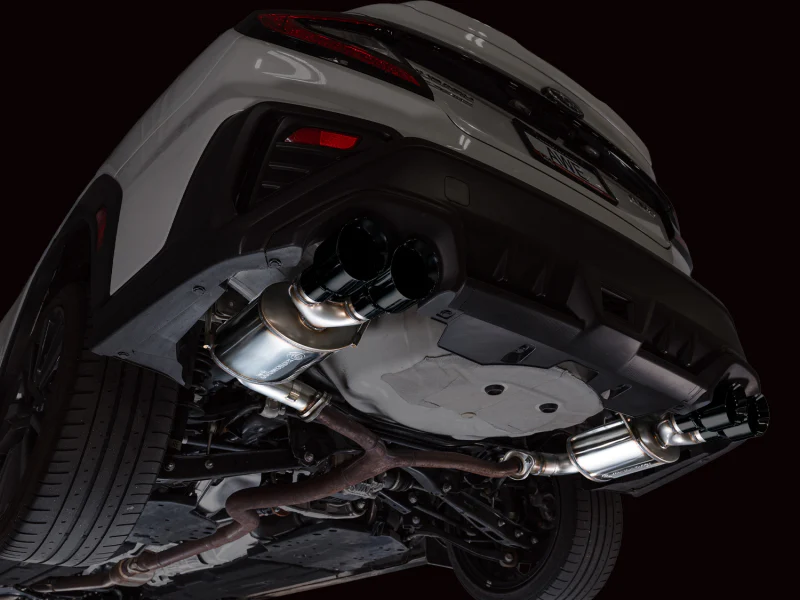 AWE Tuning 22-25 Subaru VB WRX Touring Edition Axle-Back Exhaust - Diamond Black Tips - Image 3