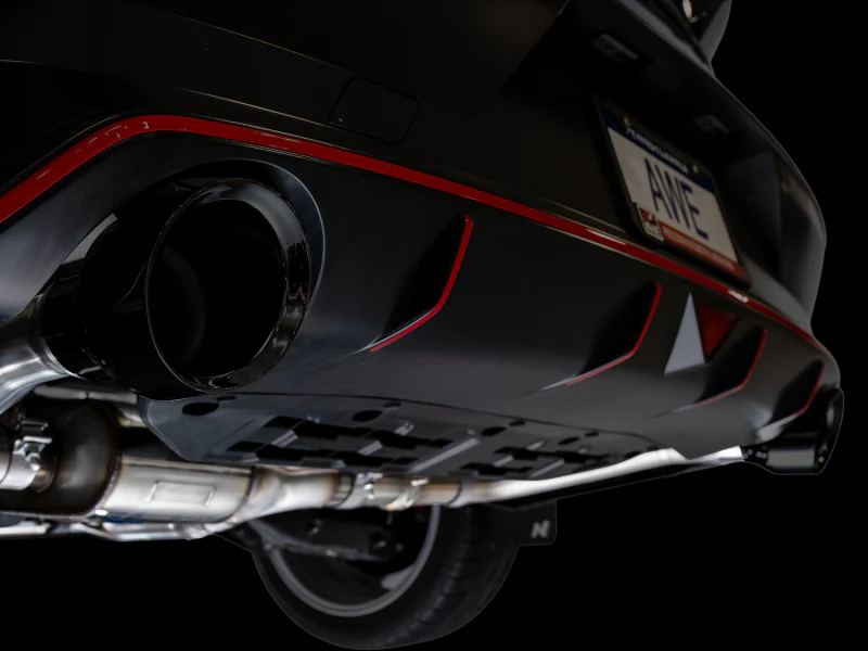AWE Tuning 22-26 Hyundai Elantra N SwitchPath Cat-Back Exhaust - Diamond Black Tips - Image 9