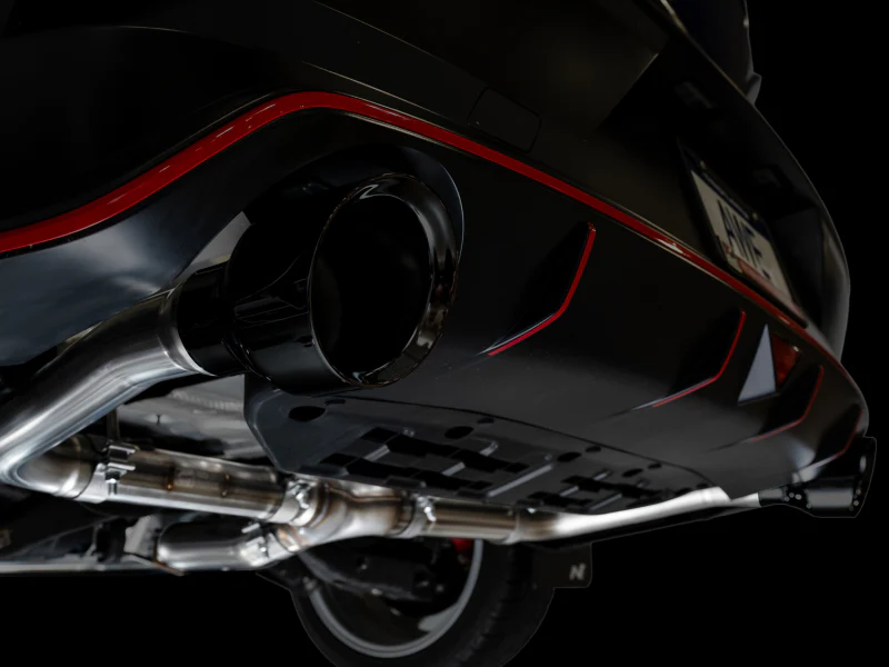 AWE Tuning 22-26 Hyundai Elantra N Track Edition Cat-Back Exhaust - Diamond Black Tips - Image 3