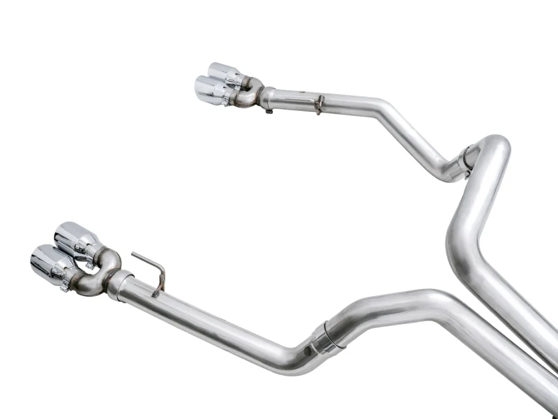 AWE Tuning 4th Gen GM 1500 6.2L 0FG Cat-Back Split Rear Exit (w/ Bumper Cutouts) - Quad Chrome Tips - Image 16