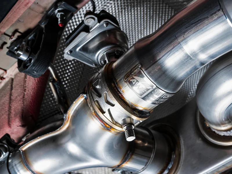 AWE Tuning BMW F8X M3/M4 SwitchPath Cat-Back Exhaust - Diamond Black Tips - Image 6