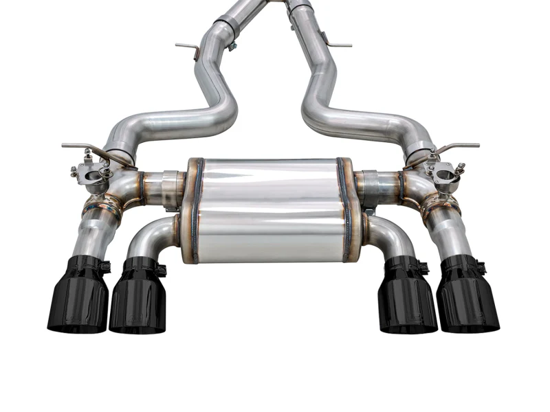 AWE Tuning BMW F8X M3/M4 SwitchPath Cat-Back Exhaust - Diamond Black Tips - Image 9