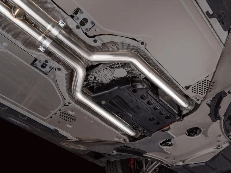 AWE Tuning BMW G90/G99 M5 Track Edition Cat-Back Exhaust - Chrome Silver Tips - Image 13