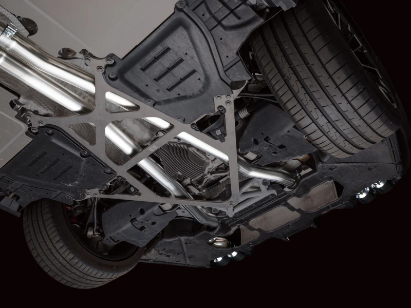 AWE Tuning BMW G90/G99 M5 Track Edition Cat-Back Exhaust - Chrome Silver Tips - Image 18