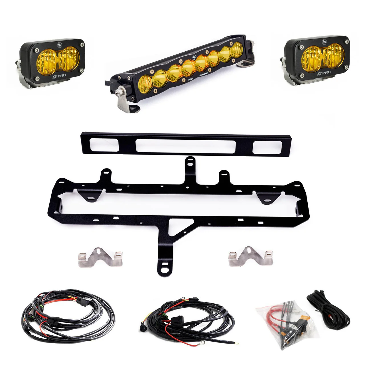Baja Designs S8 10-inch/S2 Pro Grille Light Kit - 2024+Toyota Tacoma; TRD Pro - Image 5