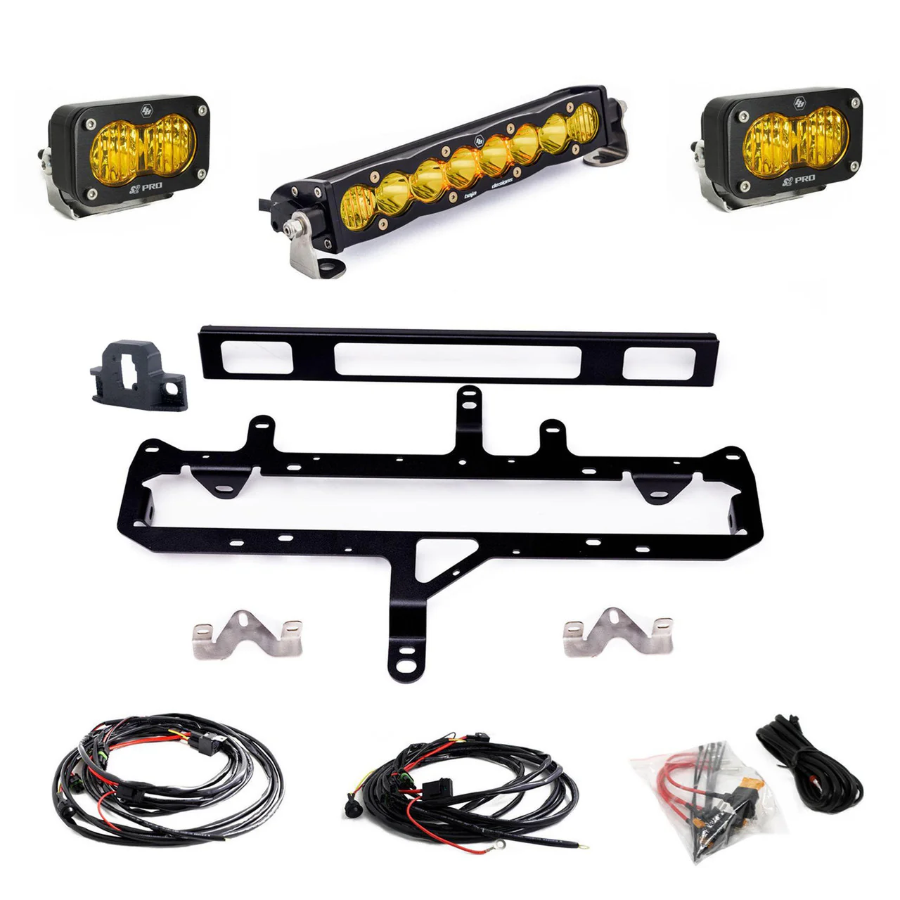 Baja Designs Toyota S8 10" Light Bar / S2 Pro TRD Pro Grille Conversion Light Kit - 2024-On Toyota Tacoma - Image 5
