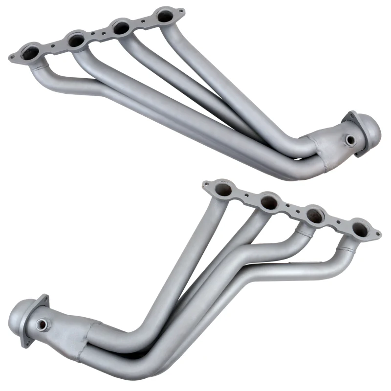 BBK 10-15 Camaro LS3 L99 Long Tube Exhaust Headers With Converters - 1-3/4 Chrome - Image 12