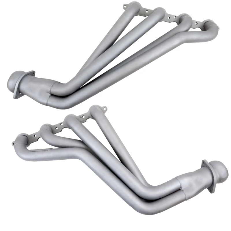 BBK 10-15 Camaro LS3 L99 Long Tube Exhaust Headers With Converters - 1-3/4 Chrome - Image 7