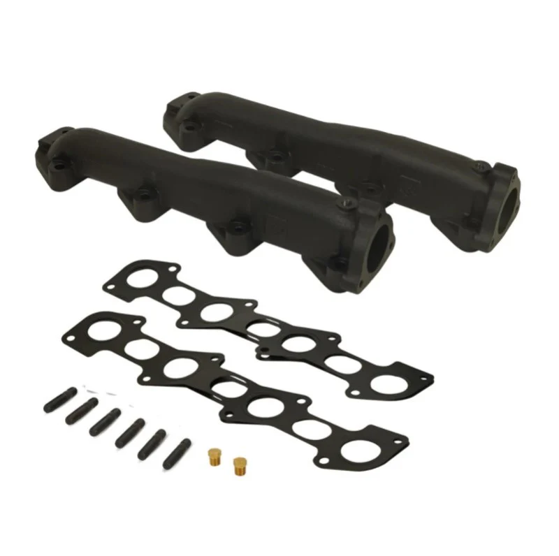 BD Diesel 08-10 Ford F-250/F-350/F-450/F-550 Powerstroke 6.4L Up Pipes Kit w/Manifold Set - Image 10
