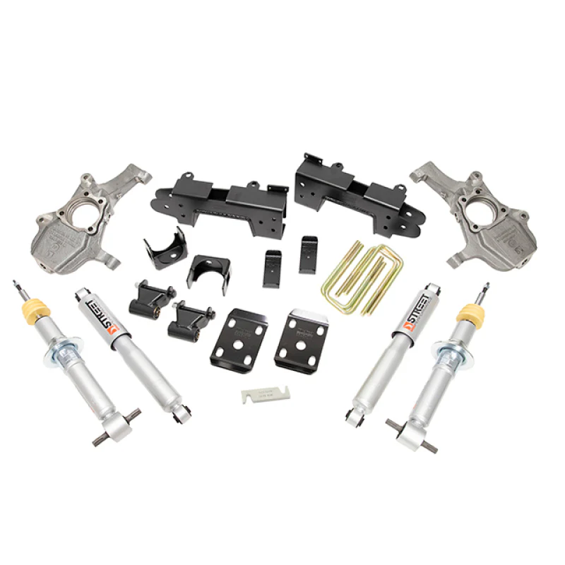 Belltech LOWERING Kit 2019 Chevy Silverado 1500/GMC Sierra 1500 4x4 4in Front/6in Rear - Image 4