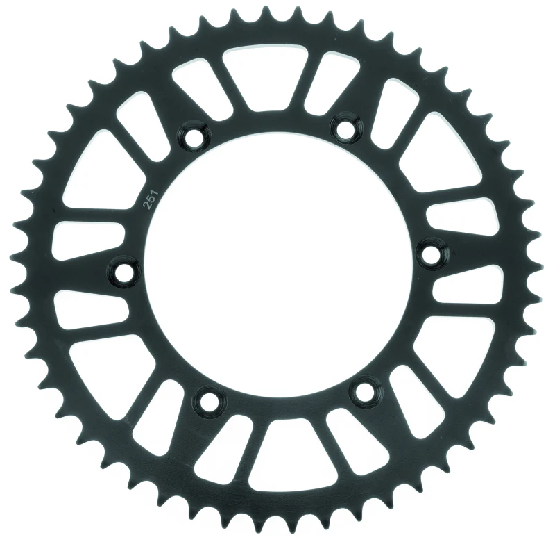 BikeMaster Honda Yamaha Rear Steel Sprocket 520 50T - Black