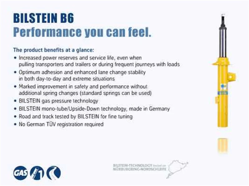 Bilstein B6 15-17 Jeep Renegade Front Right Twintube Strut Assembly - Image 2