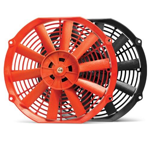 BLOX Racing 10inch Electric Slim Fan - Red - Image 2