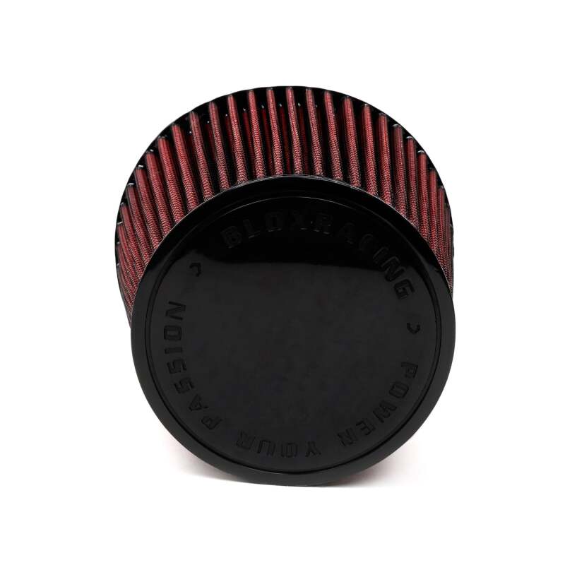 BLOX Racing Performance Filter Kit w/ 3.5inch Velocity Stack Black Filter and 3.5inch Silicone Hose - Image 8
