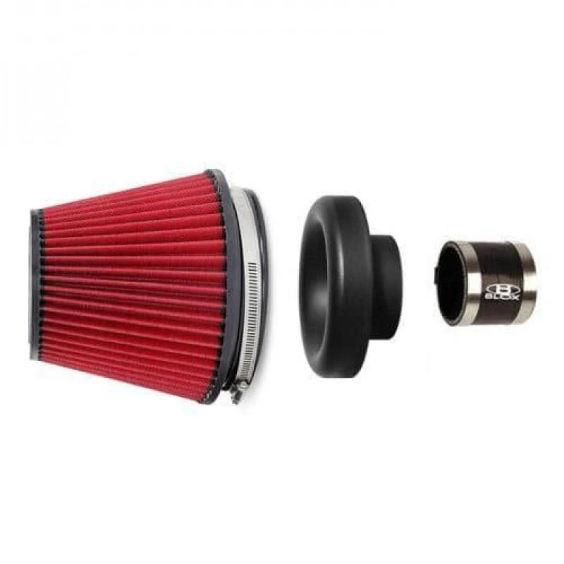 BLOX Racing Performance Filter Kit w/ 4.0inch  Velocity Stack Air Filter and 4.0inch Silicone Hose - Image 3