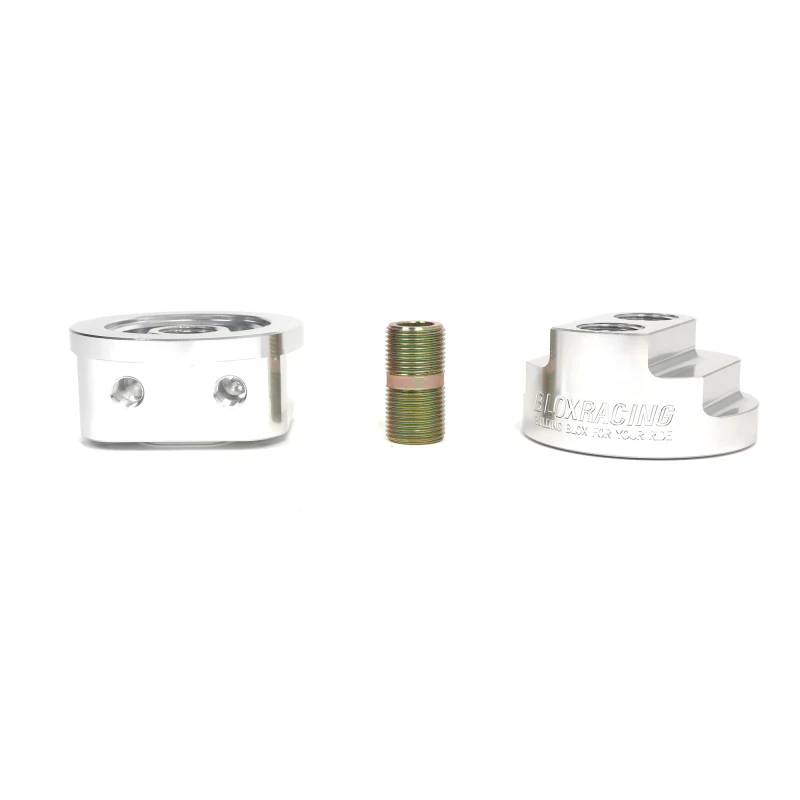 BLOX Racing Remote Oil Filter Relocation Kit - Polished - Image 6
