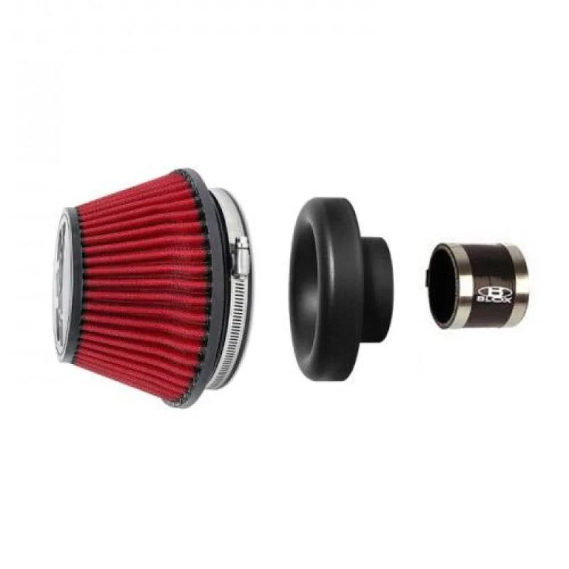 BLOX Racing Shorty Performance 5in Air Filter w/3in Velocity Stack and Coupler Kit - Image 11