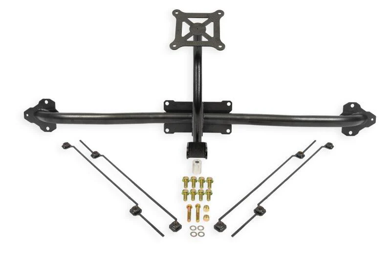 BMR 14-19 Chevrolet Corvette C7 Bolt-On Parachute Mount - Black Hammertone - Image 2
