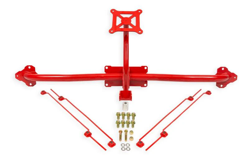 BMR 14-19 Chevrolet Corvette C7 Bolt-On Parachute Mount - Red - Image 2