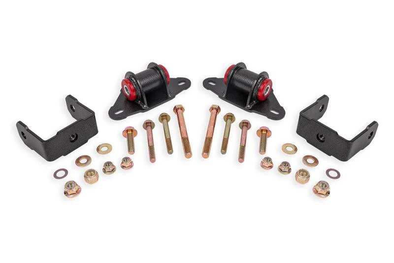 BMR 14-19 Chevrolet Corvette C7 Polyurethane Transmission/Differential Mount - Black Hammertone