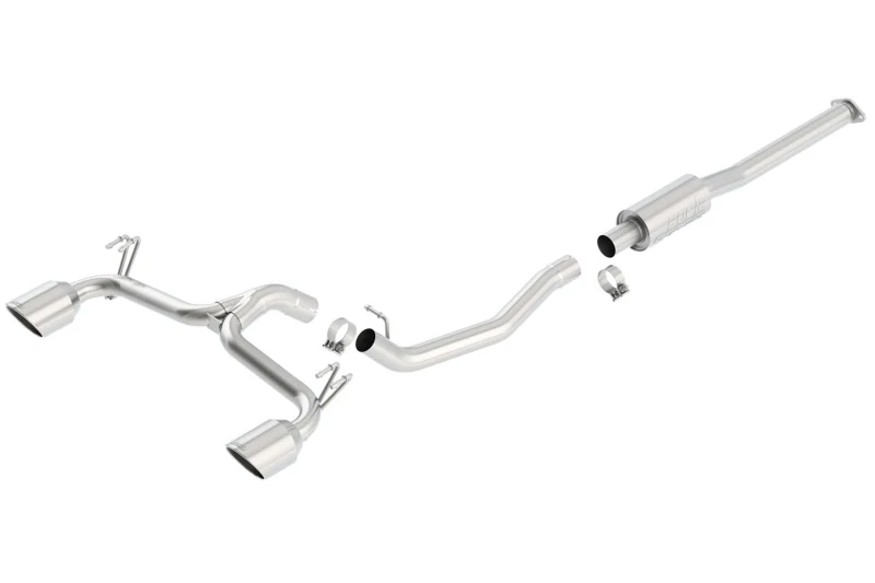 Borla 09-15 Mitsubishi Lancer Ralliart 2.0L 4cyl MT 6spd AWD Catback Exhaust - Image 2