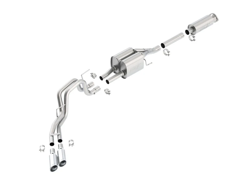 Borla 10-12 Ford F-150 Raptor 6.2L V8 2/4WD AT Touring SS Catback Exhaust - Image 3