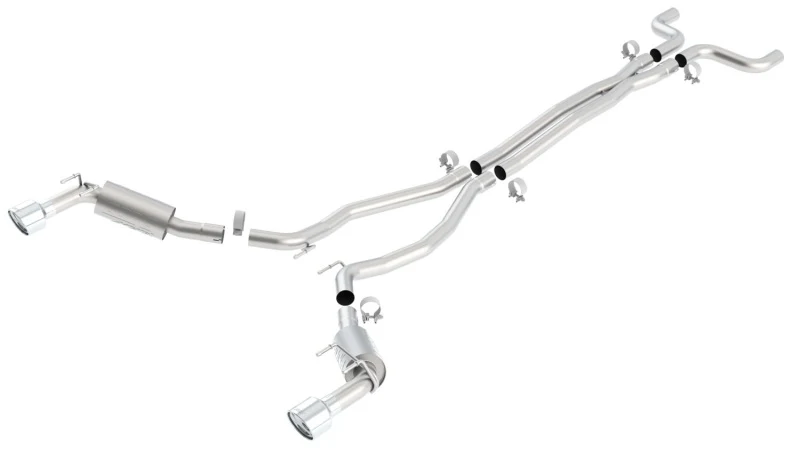 Borla 10-13 Chevy Camaro SS 6.2L 8cyl Aggressive Catback Exhaust - Image 2