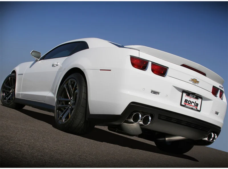 Borla 12-14 Chevrolet Camaro ZL1 Coupe 6.2L 8cyl AT/MT 6spd RWD Aggressive ATAK Catback Exhaust - Image 2