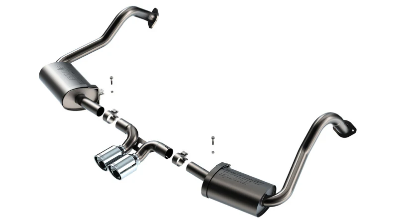 Borla 17-22 Porsche Cayman/Boxster 718 2.0L 4 Cyl. AT/MT RWD 2DR 2.25in S-Type Exhaust
