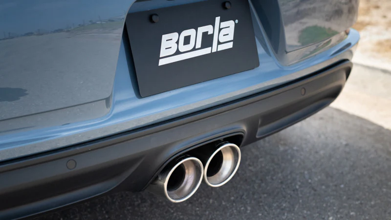 Borla 17-22 Porsche Cayman/Boxster 718 2.0L 4 Cyl. AT/MT RWD 2DR 2.25in S-Type Exhaust - Image 3