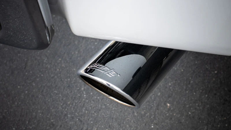 Borla 20-22 Chevrolet/GMC Silverado/Sierra 6.6L T-304 SS Cat-Back S-Type Exhaust - Brushed - Image 4