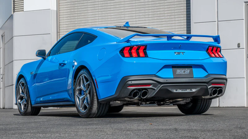 Borla 2024 Ford Mustang GT 5.0L V8 w/ Active Exhaust S-Type Cat-Back Exhaust System - Black Chrome - Image 2