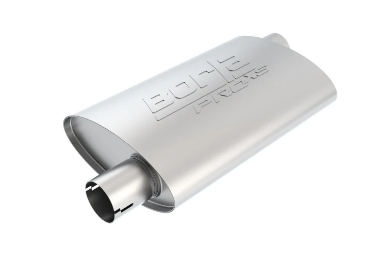 Borla Universal Pro-XS Muffler Oval 2.5in Inlet/Outlet Offset/Offset Notched Muffler - Image 2